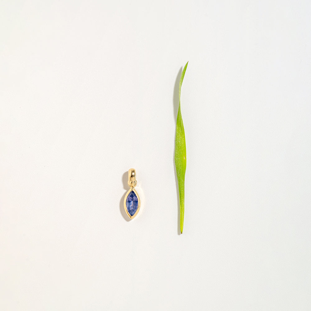 Blue Feather Pendant