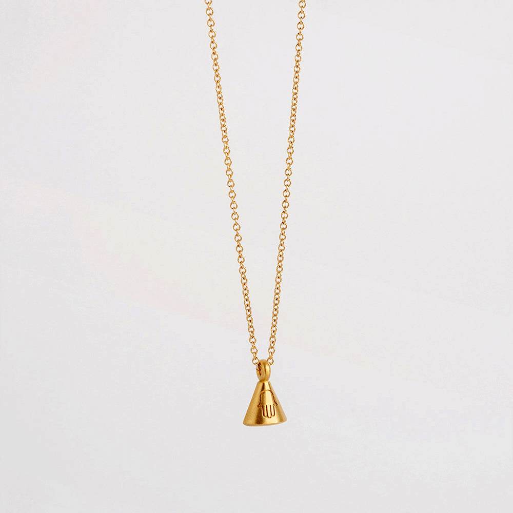 Hamsa Cone Pendant
