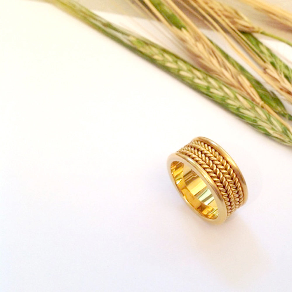 Braids Ring (2 Rows)