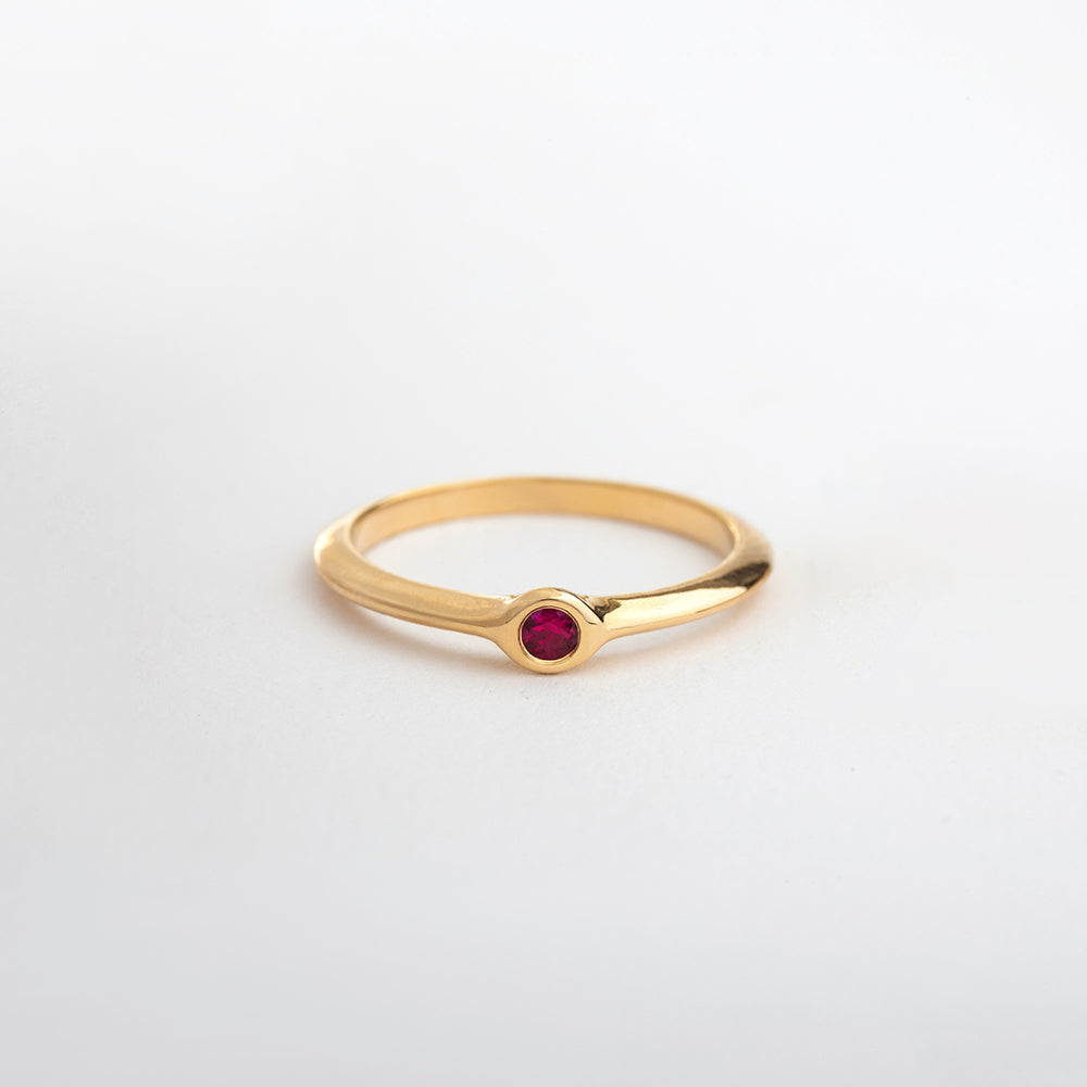 Small deals ruby ring