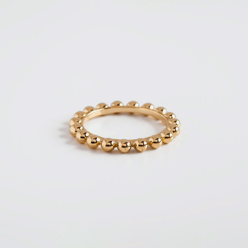 Ball Beaded Ring (Large)