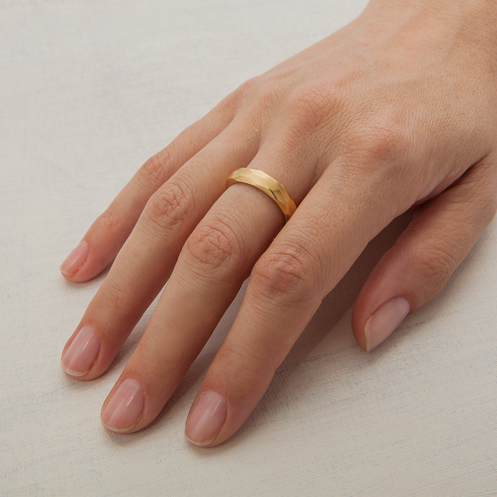 Faceted Ring (Wide)
