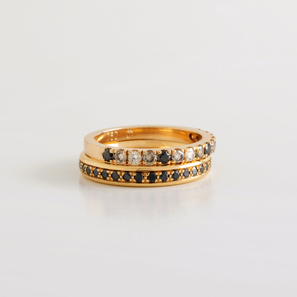 Eternity Black Diamonds Ring (Oval)