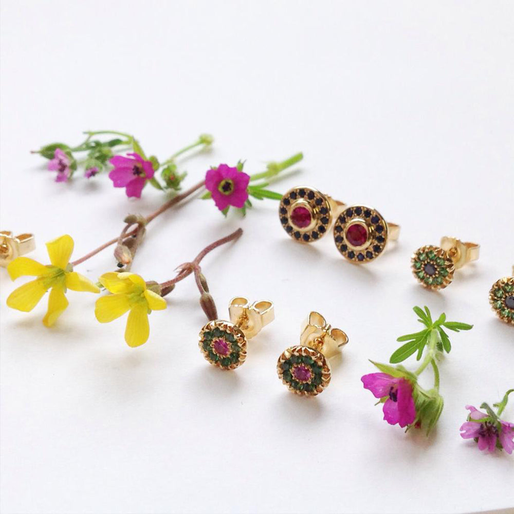Black Tika Earrings