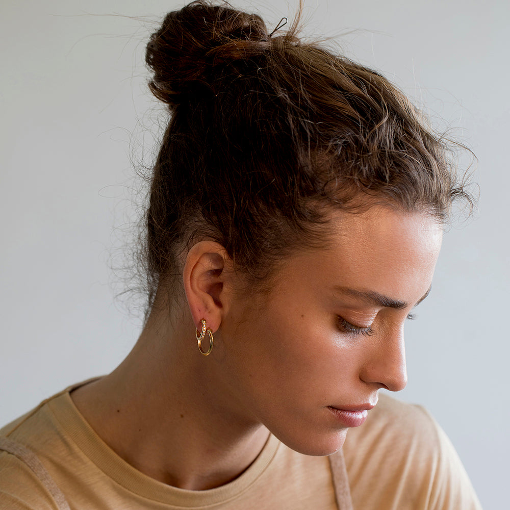 Classy Pave Earrings