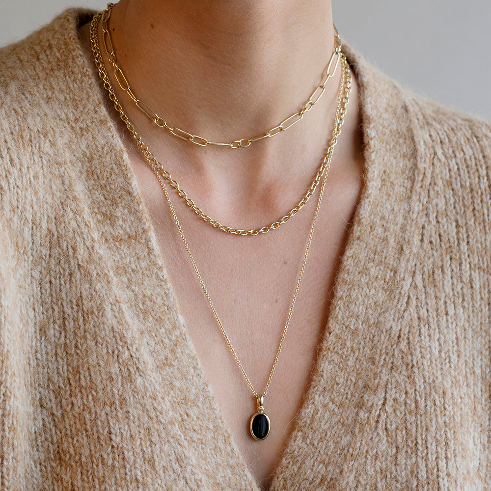 Handmade Rolo 3.2mm (18K Gold)