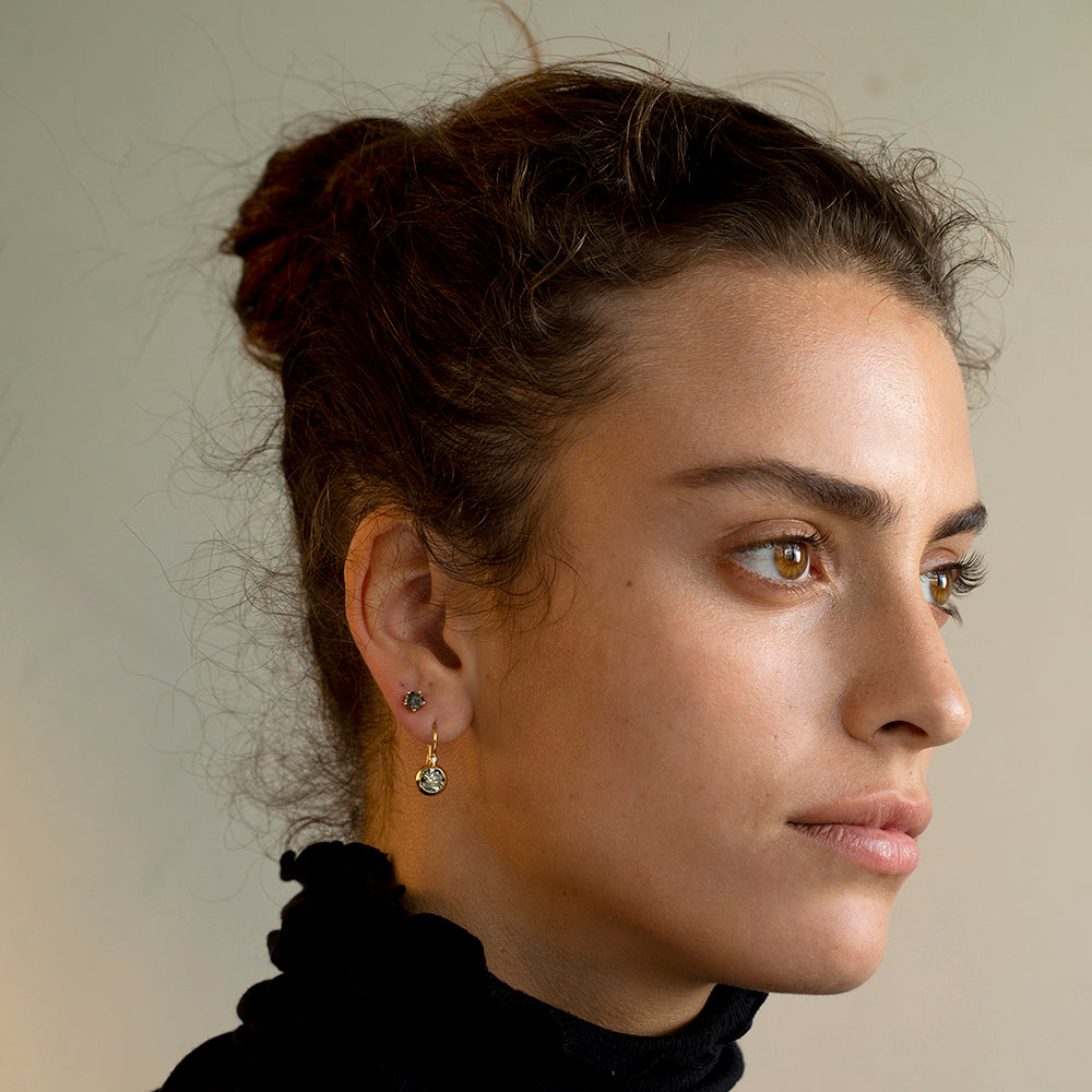 Dangle Gray Earrings (2.18 TCW)