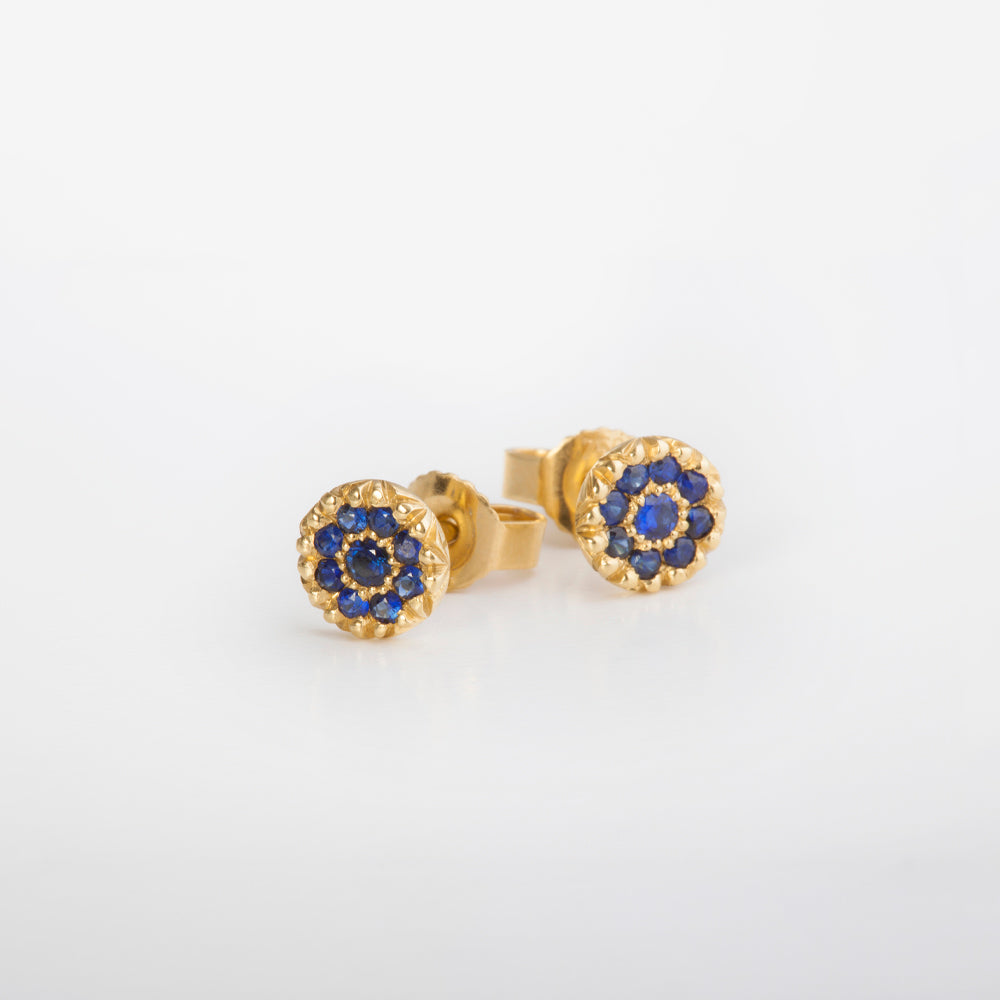 Blue Tika Earrings