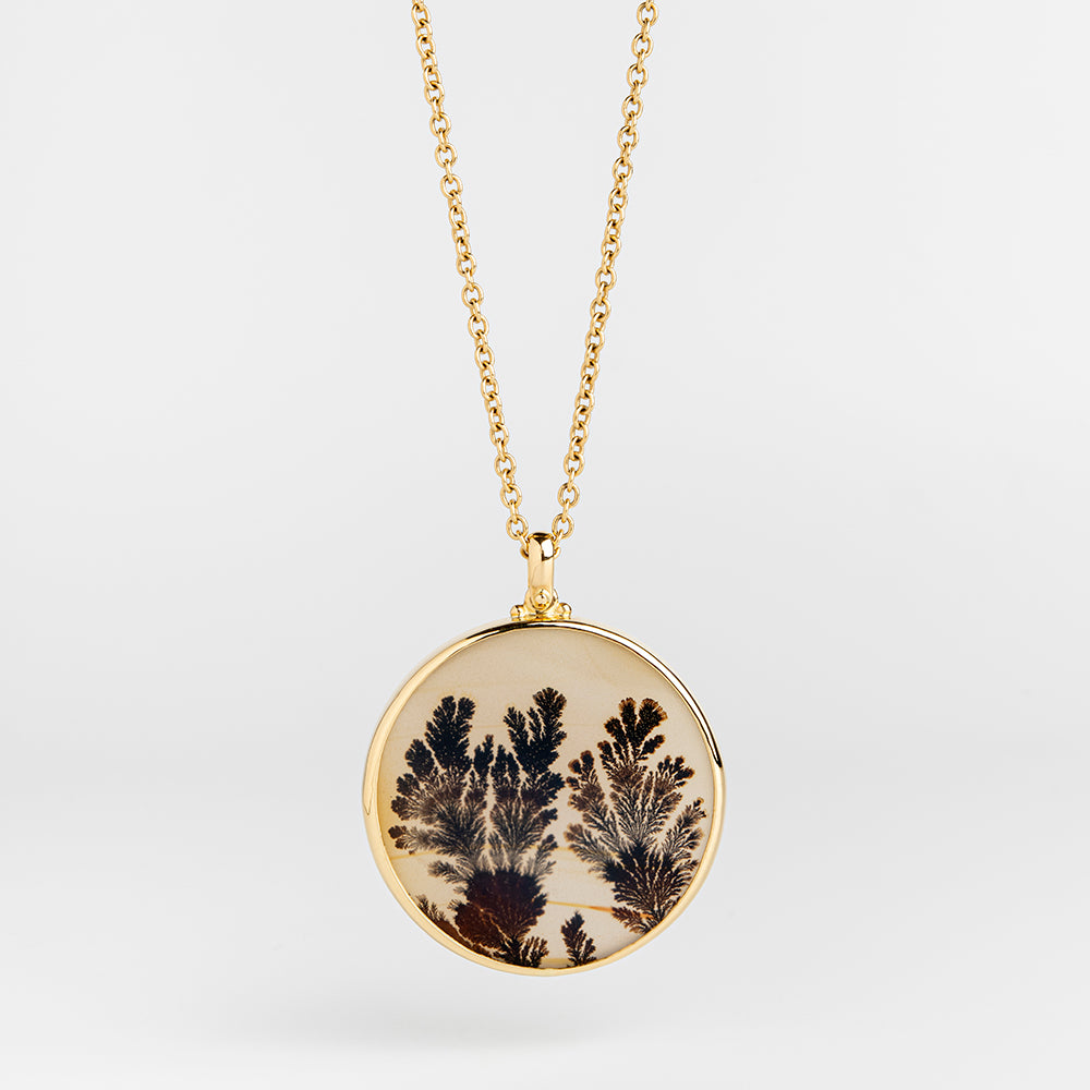 Dendritic Agate Pendant (Large)