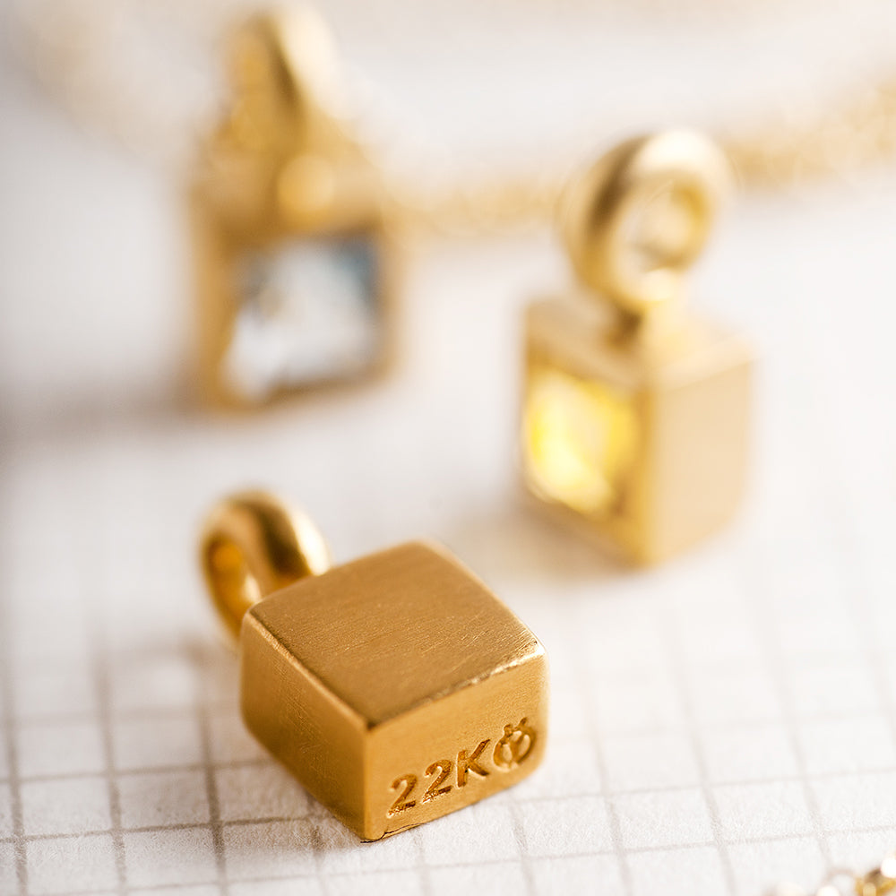 Cube Weight Pendant