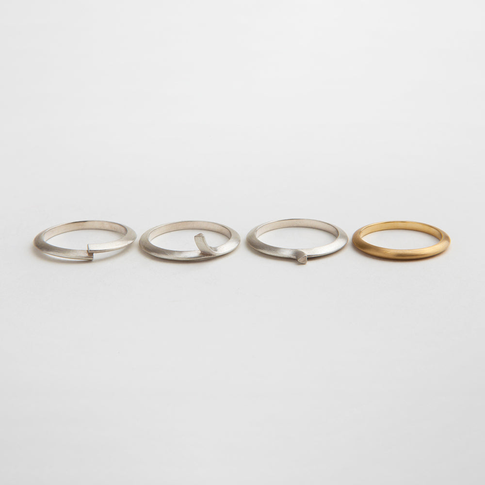 Flat String Ring