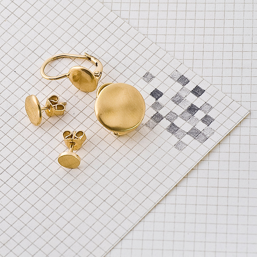 Dangle Plain Cloud Earrings