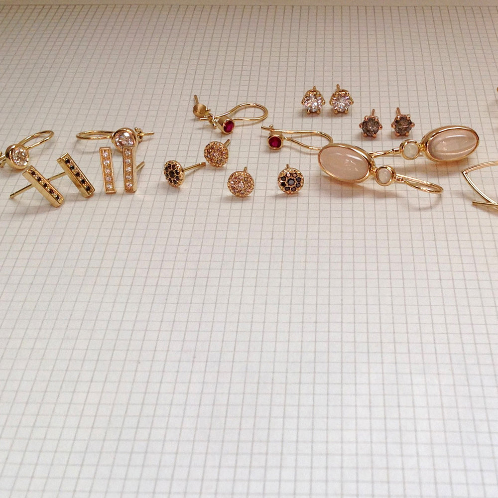 Blue Tika Earrings