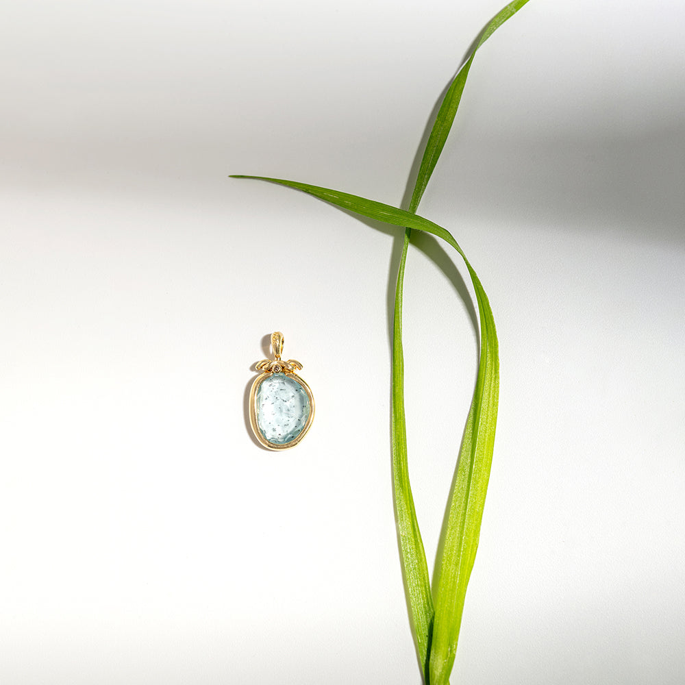 Large Aquamarine Pendant