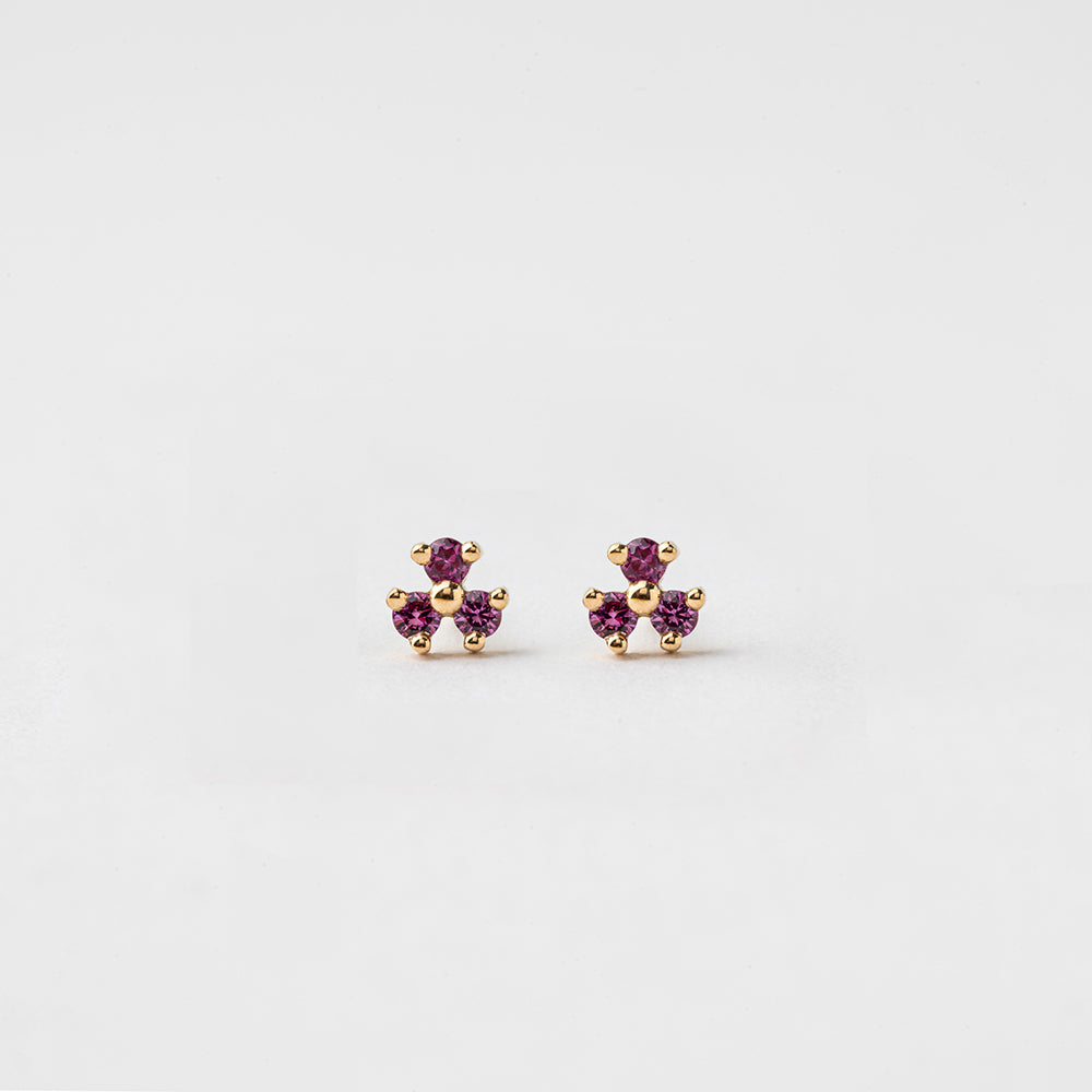 Red Vane Earrings (Small)