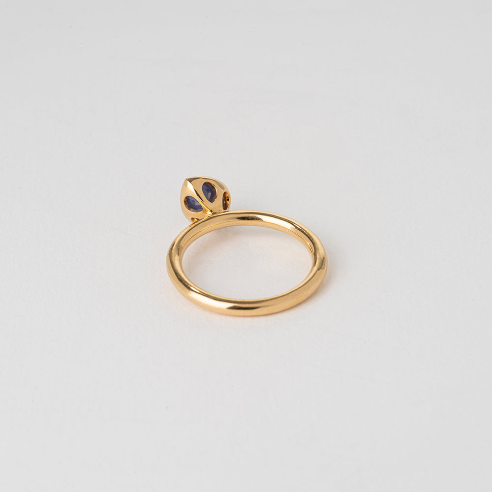 Sapphire Bouquet Ring (Teardrop)