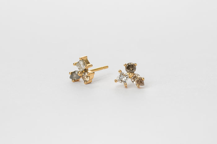 Diamond Clutter Earrings