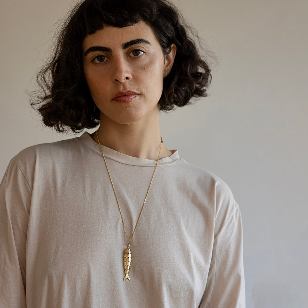 Kinetic Goldfish Pendant