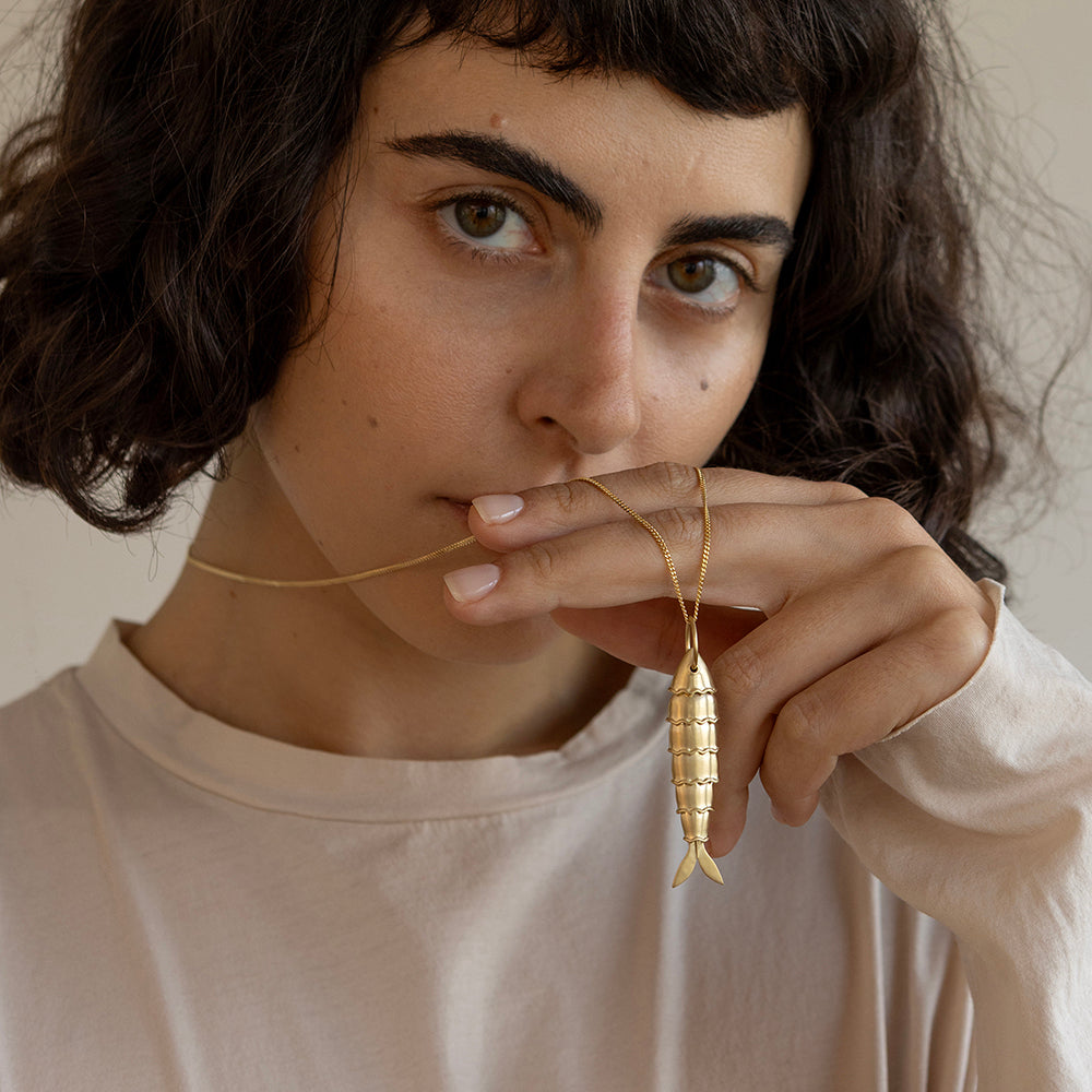 Kinetic Goldfish Pendant
