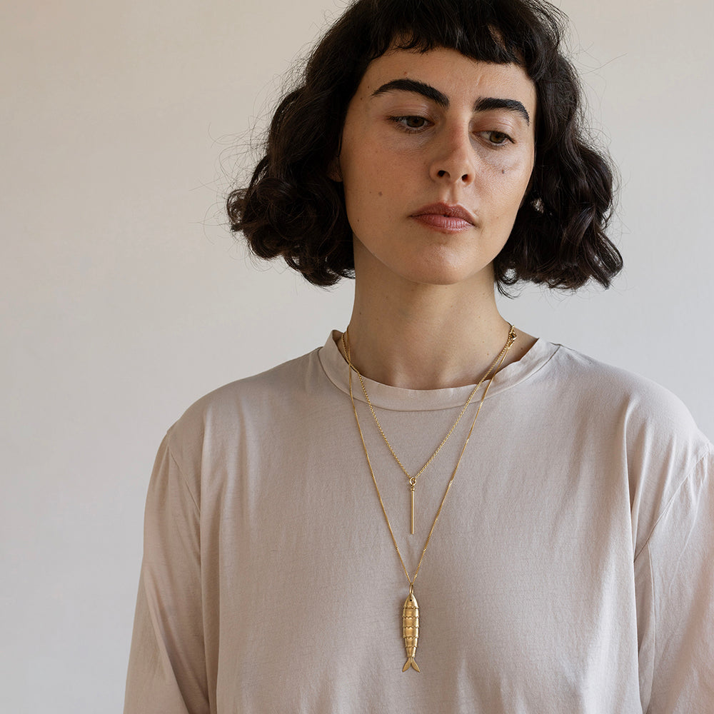 Kinetic Goldfish Pendant