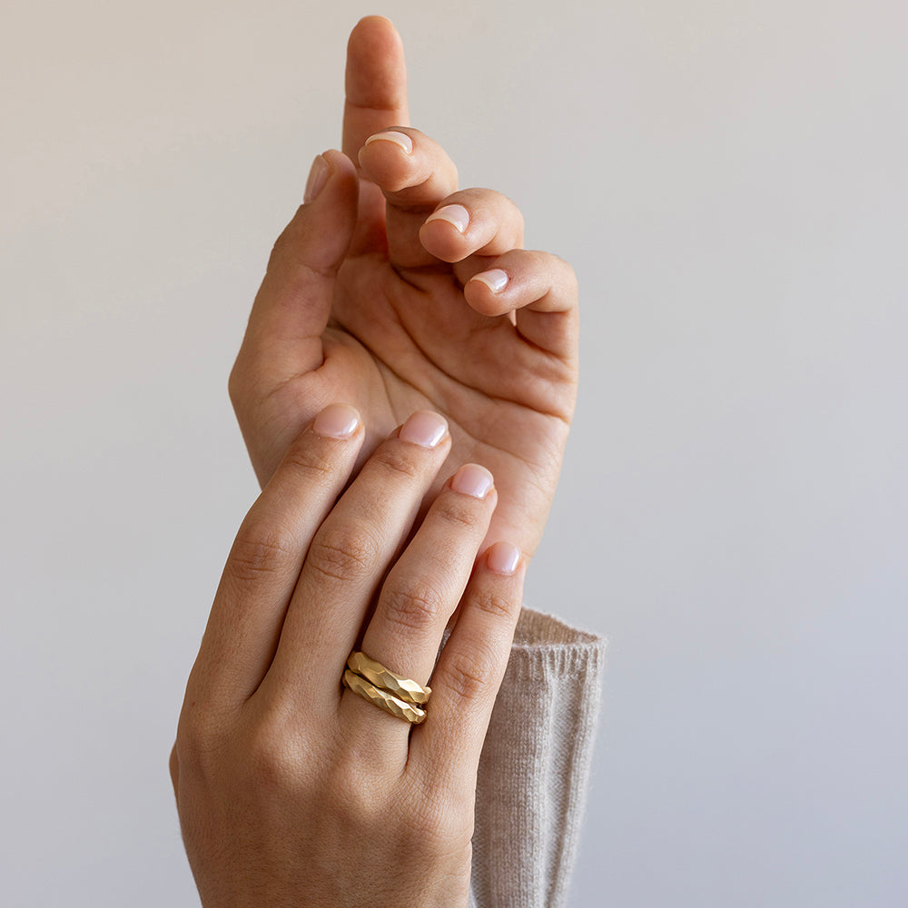 Faceted Ring (Thin)