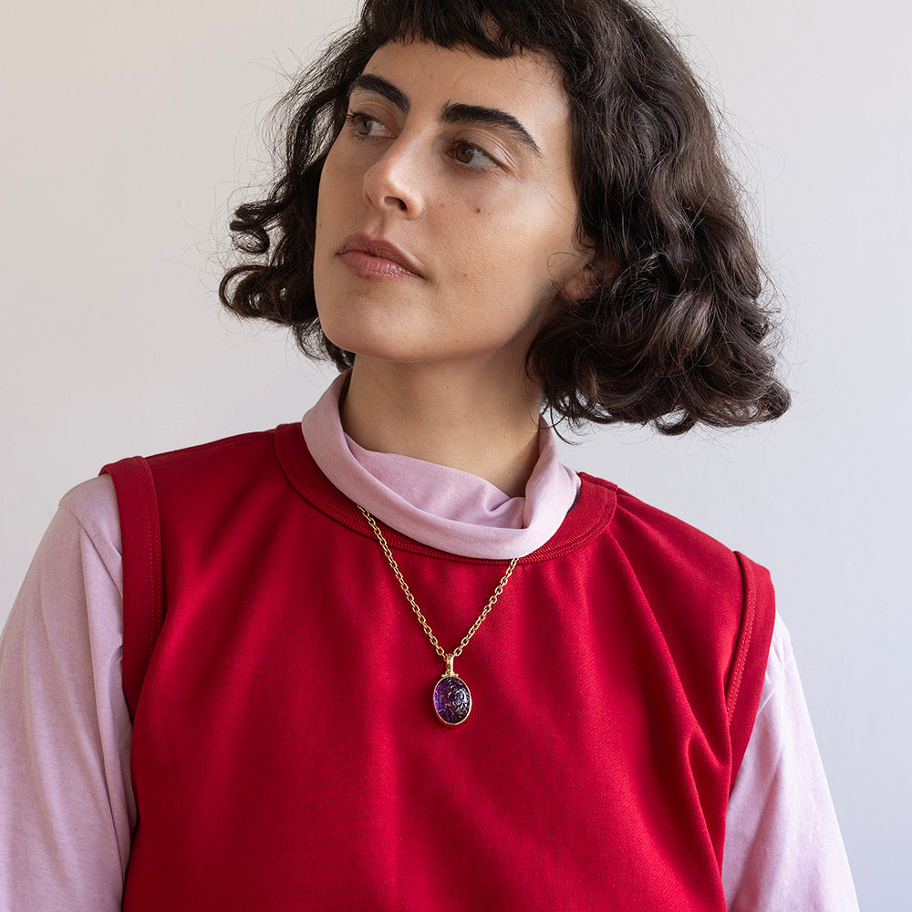 Large Amethyst Pendant