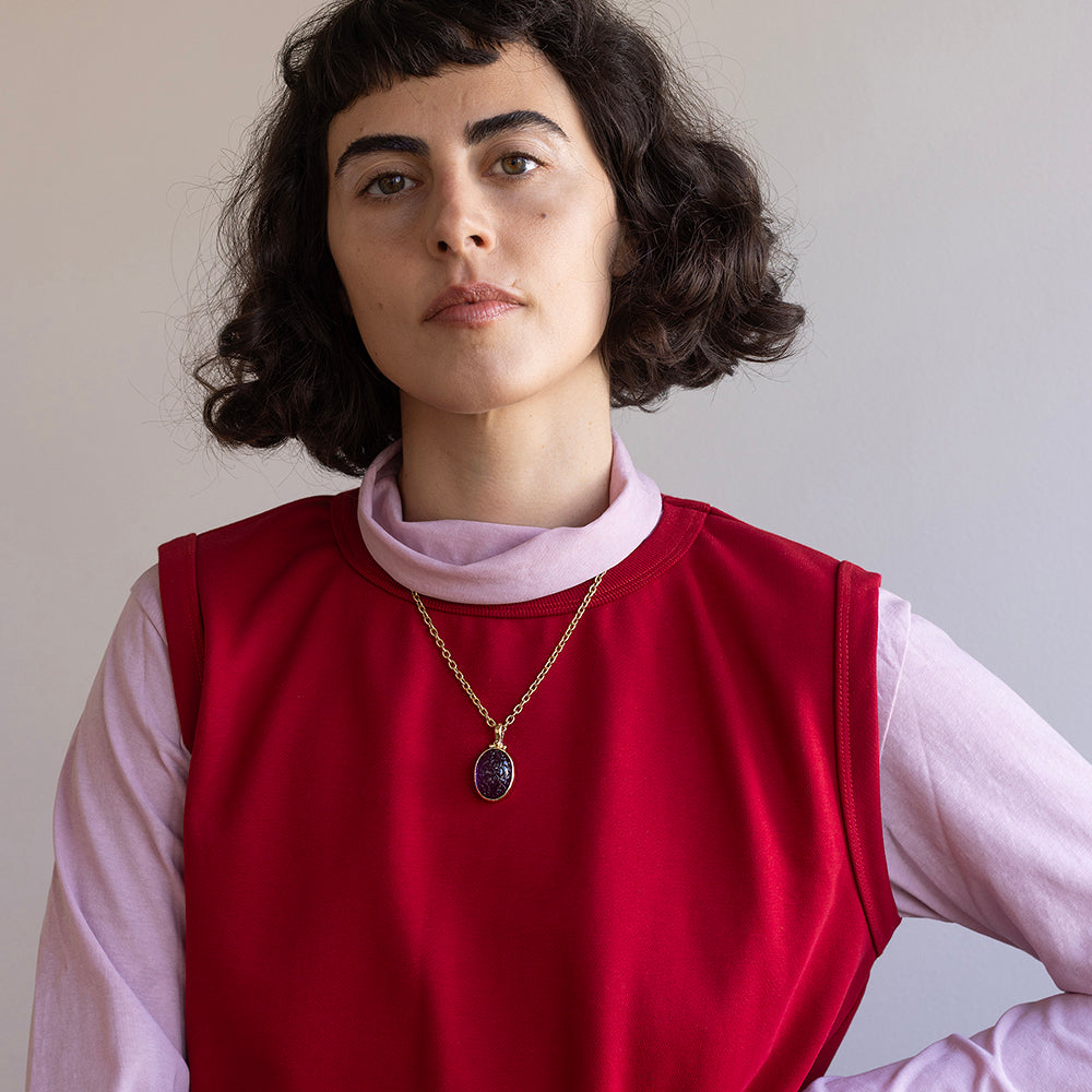 Large Amethyst Pendant