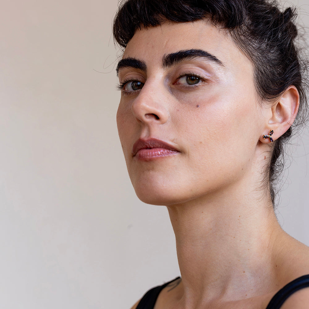 Diamond Clutter Earrings