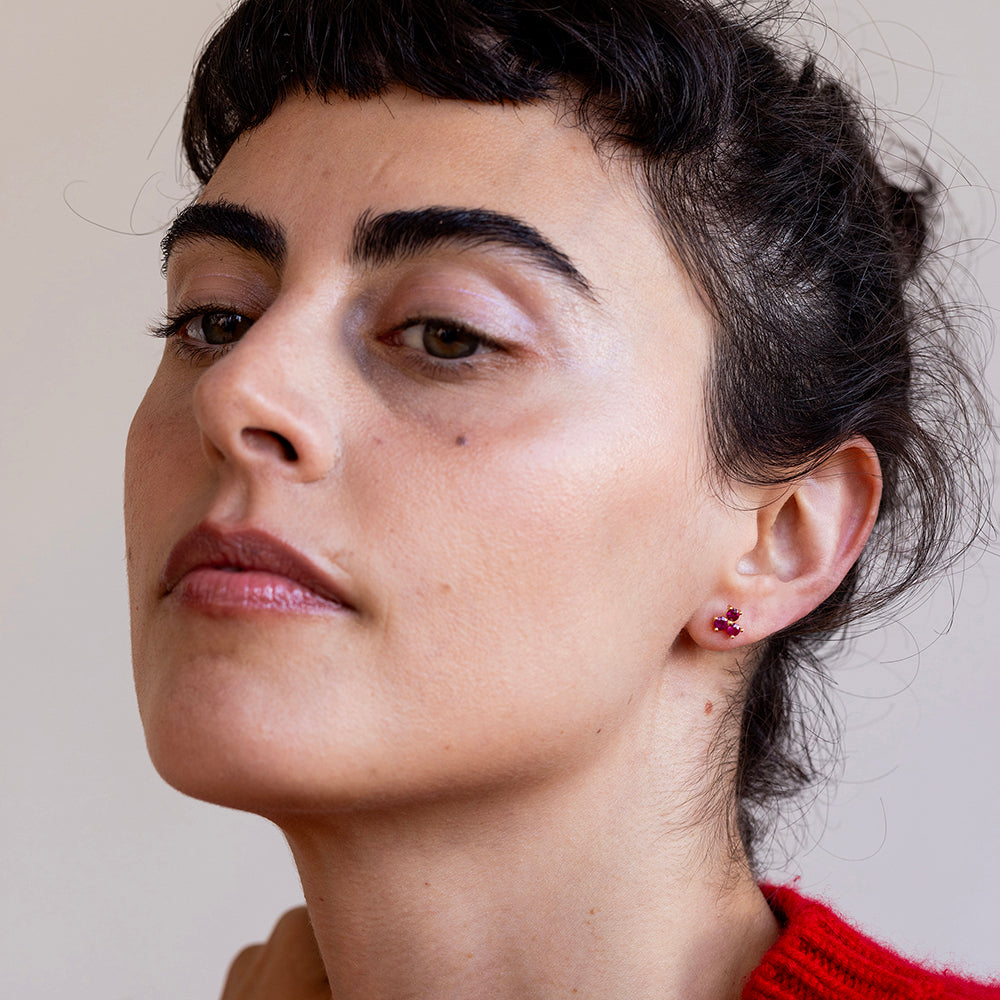 Diamond Clutter Earrings