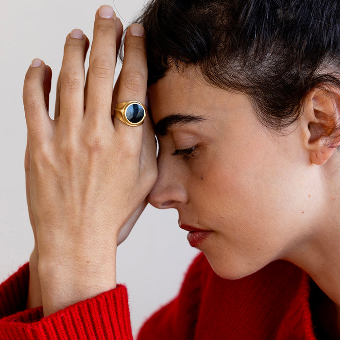 Large Onyx Ring