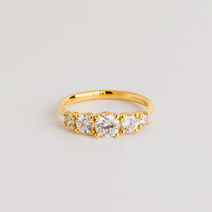 Classic Diamonds Ring (5 Stones)