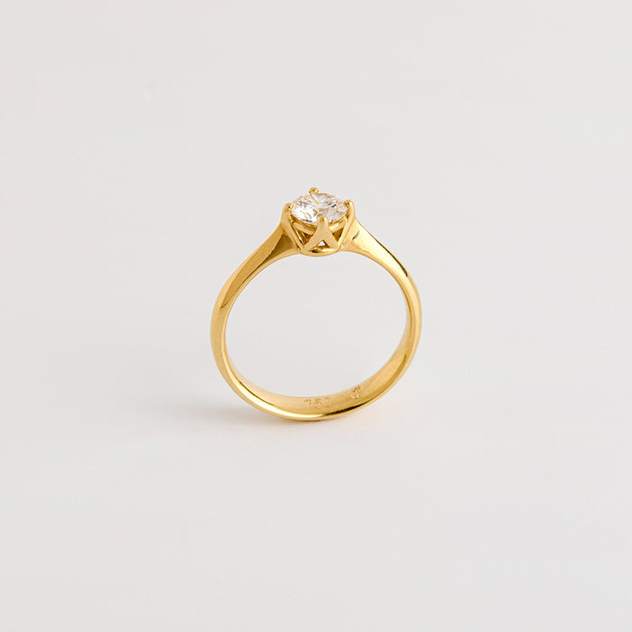 Diamond Solitaire Ring (0.5 CT)