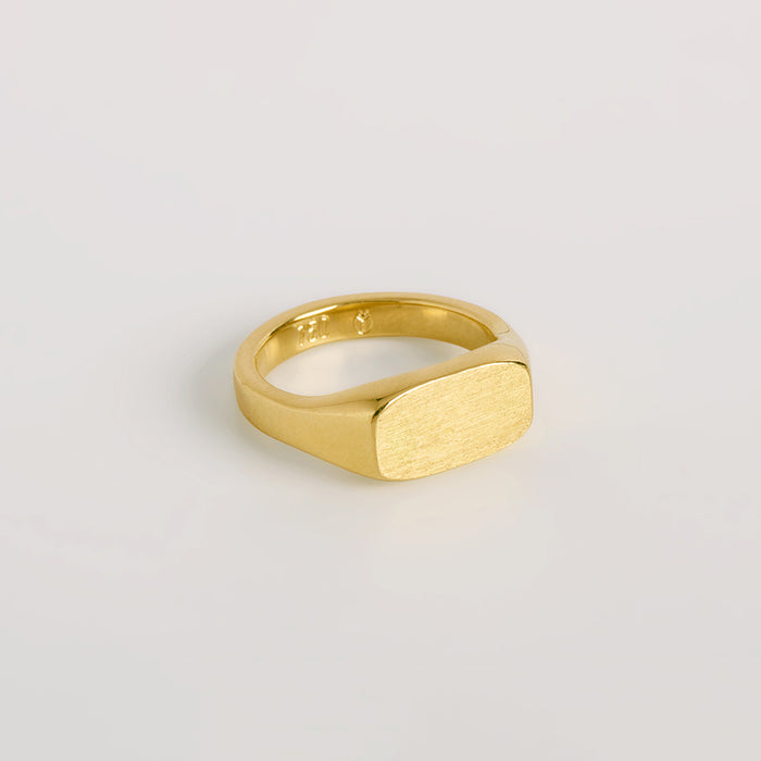 Signet Ring (Narrow Rectangle)