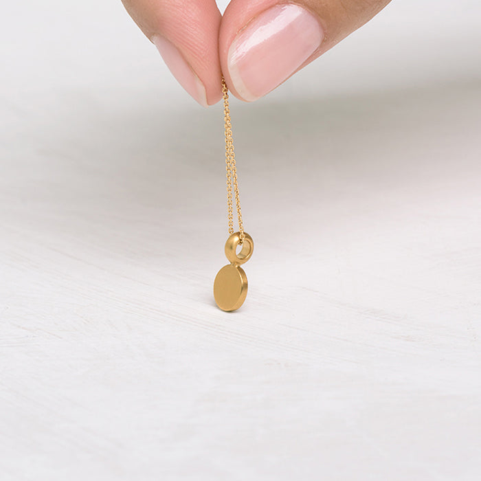 Plumb Slice Pendant