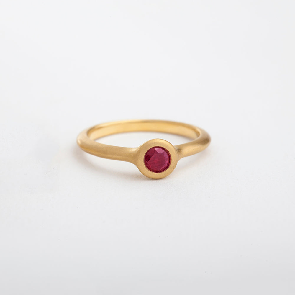 Round Ruby Ring (Large)