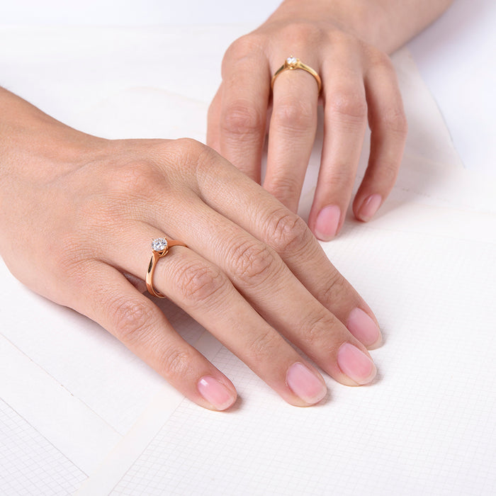 Diamond Solitaire Ring (0.25 CT)