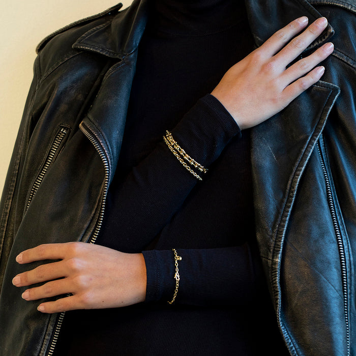 Oval Handmade Link Bracelet