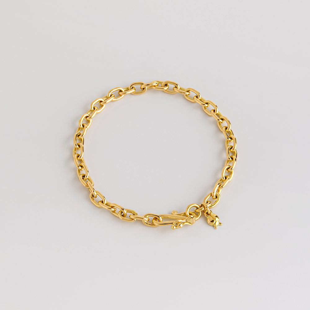 Oval Handmade Link Bracelet