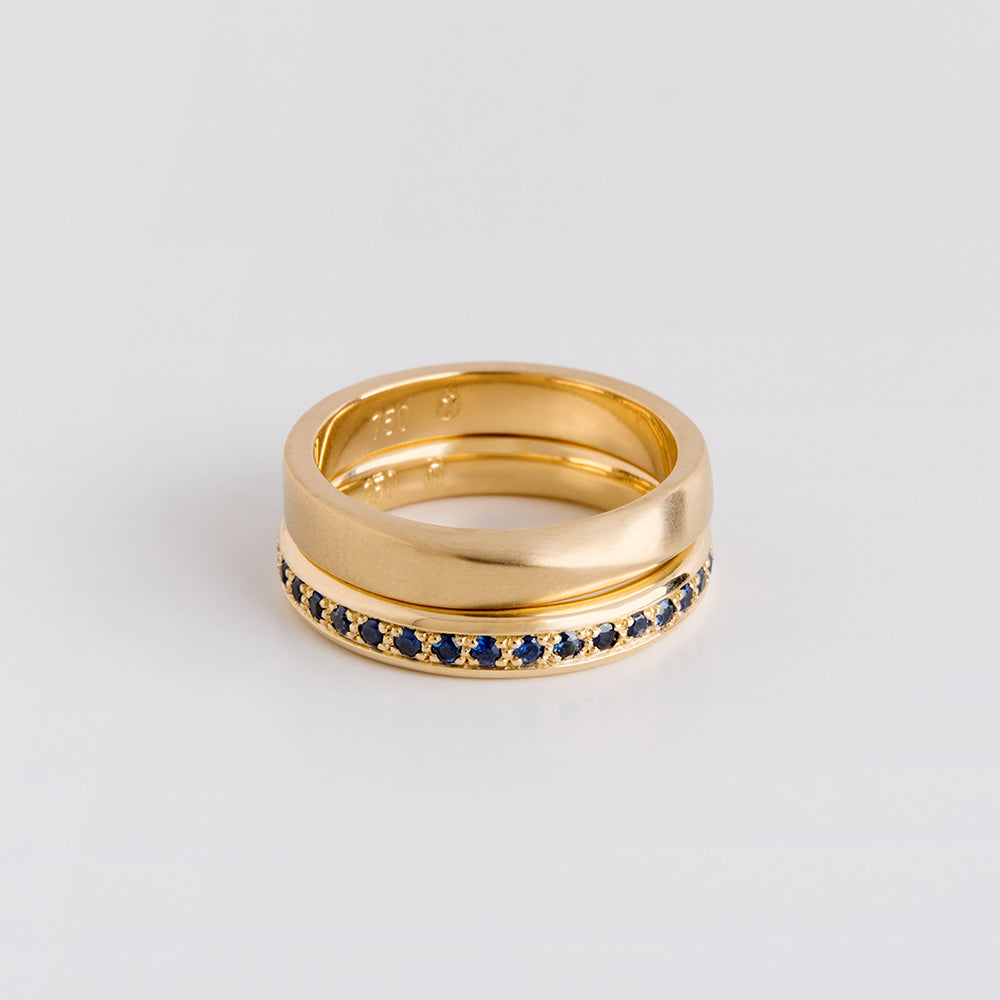 Eternity Sapphires Ring (Oval)