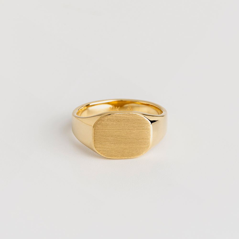 Signet Ring (Soft rectangle)