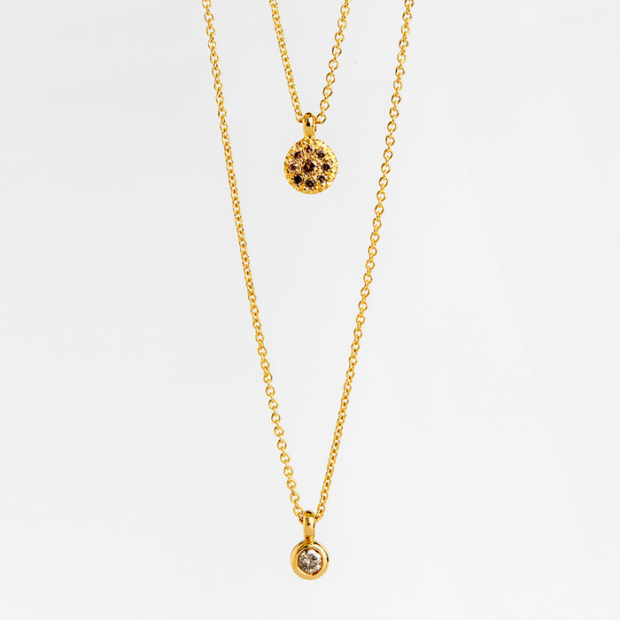 Champagne Diamonds Tika Pendant