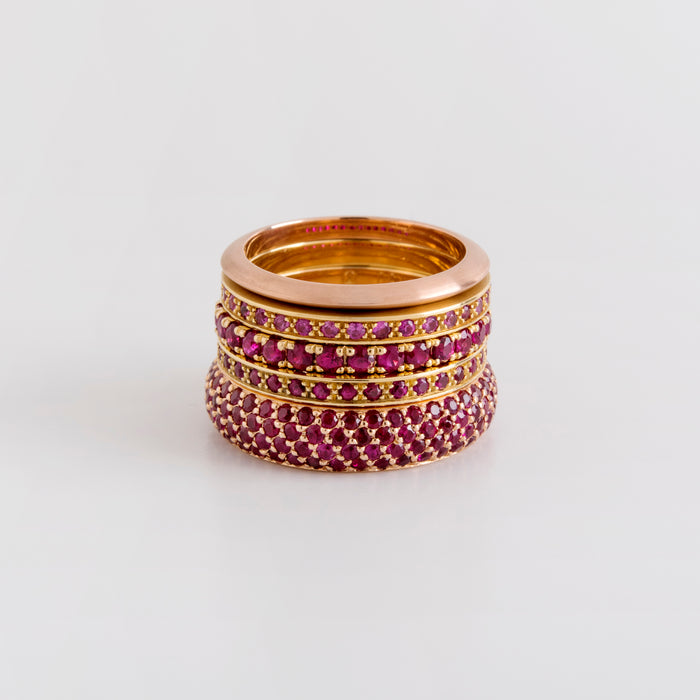 Eternity Rubies Ring (Oval)