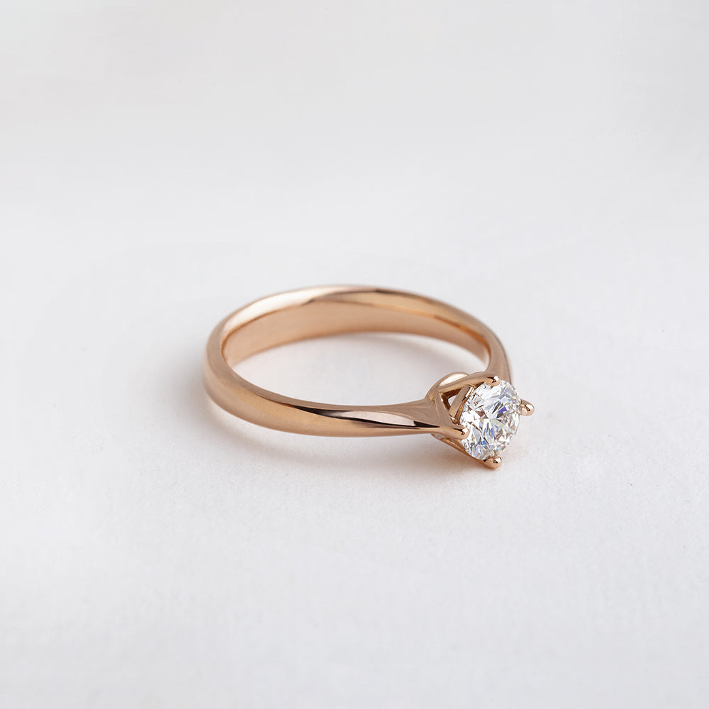 Diamond Solitaire Ring (0.5 CT)