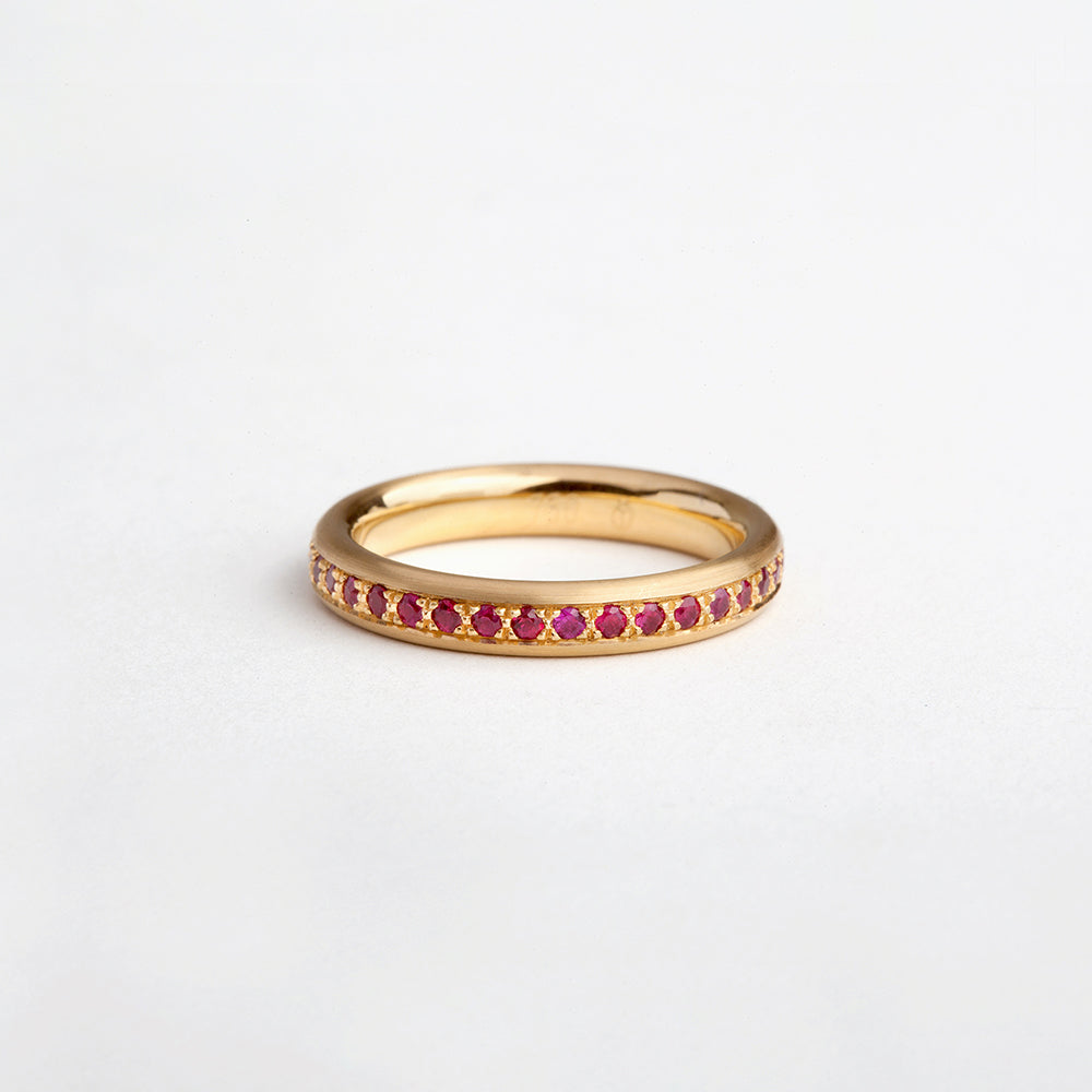 Eternity Rubies Ring (Oval)