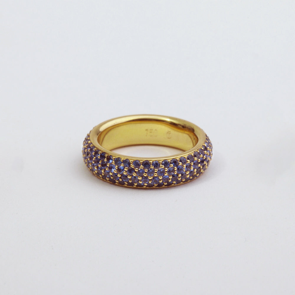 Sapphires Ring (4 Rows)